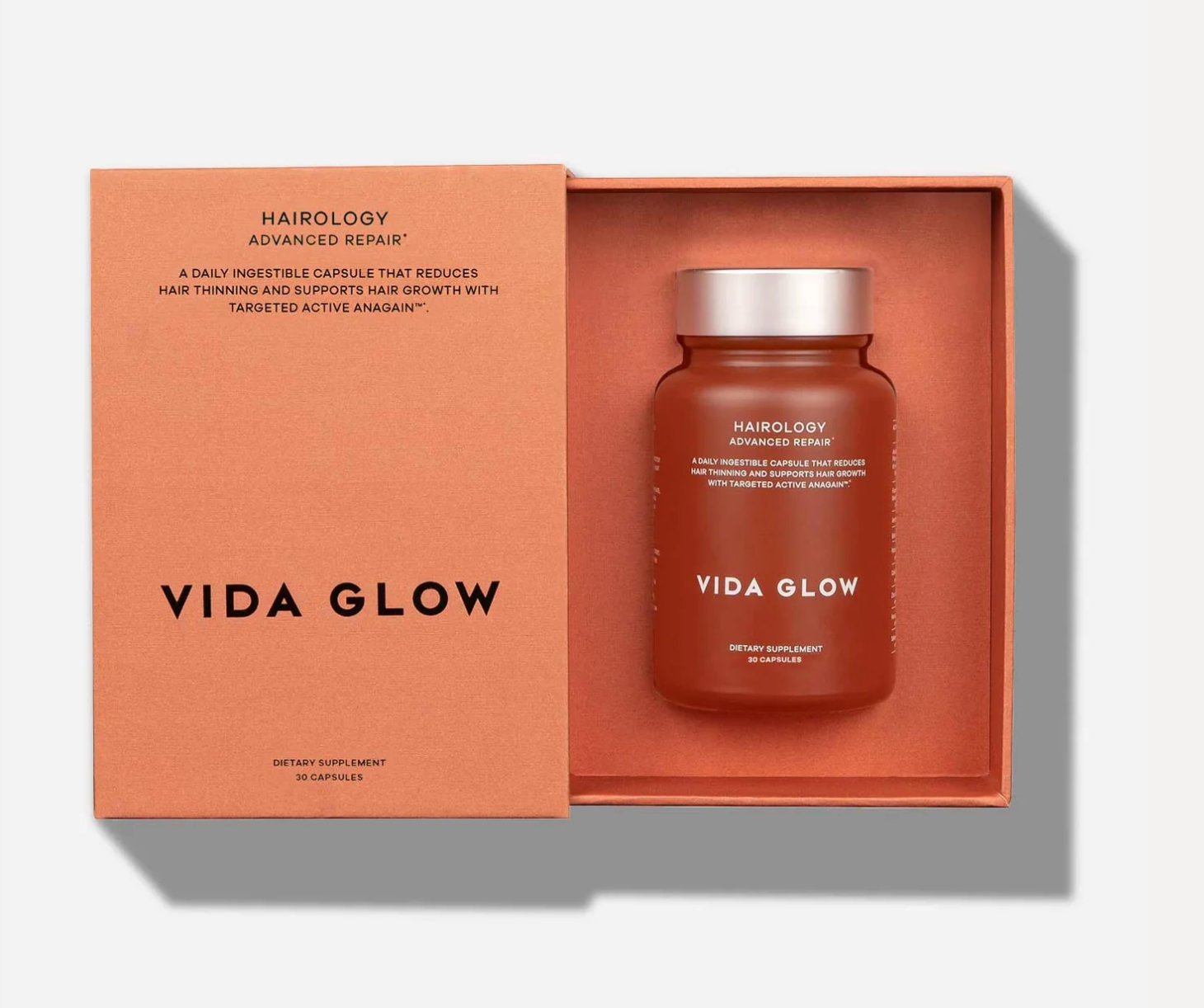 VIDA GLOW: HAIROLOGY CAPSULES ANAGAIN HAIR GROWTH SUPPLEMENT