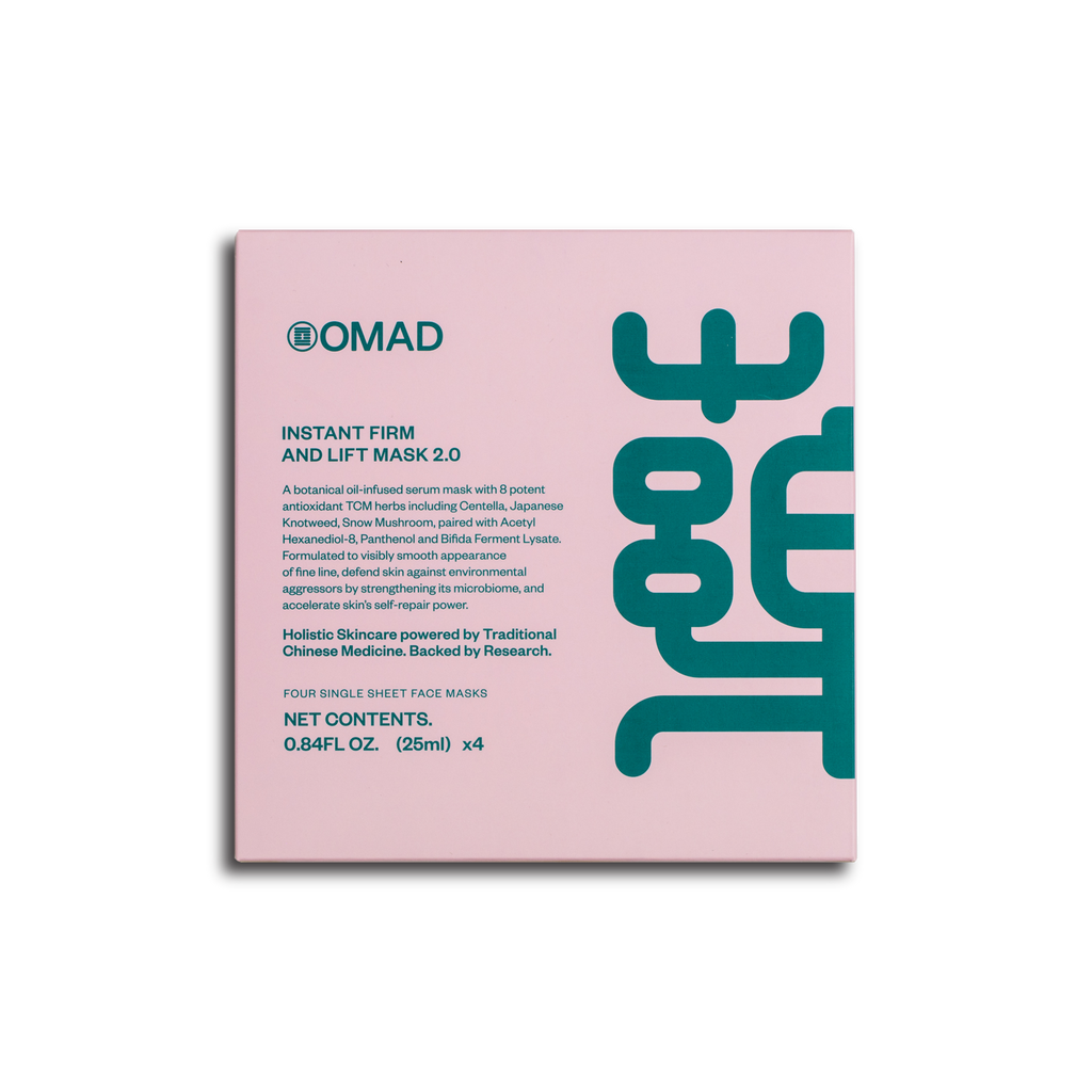OMAD SHEET MASKS - INSTANT FIRM & LIFT 2.0 - BOX OF 4 MASKS