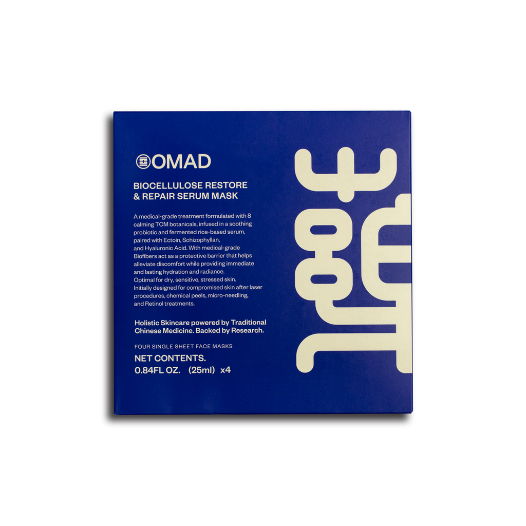 OMAD BIO CELLULOSE RESTORE & REPAIR SERUM MASK - BOX OF 4 MASKS
